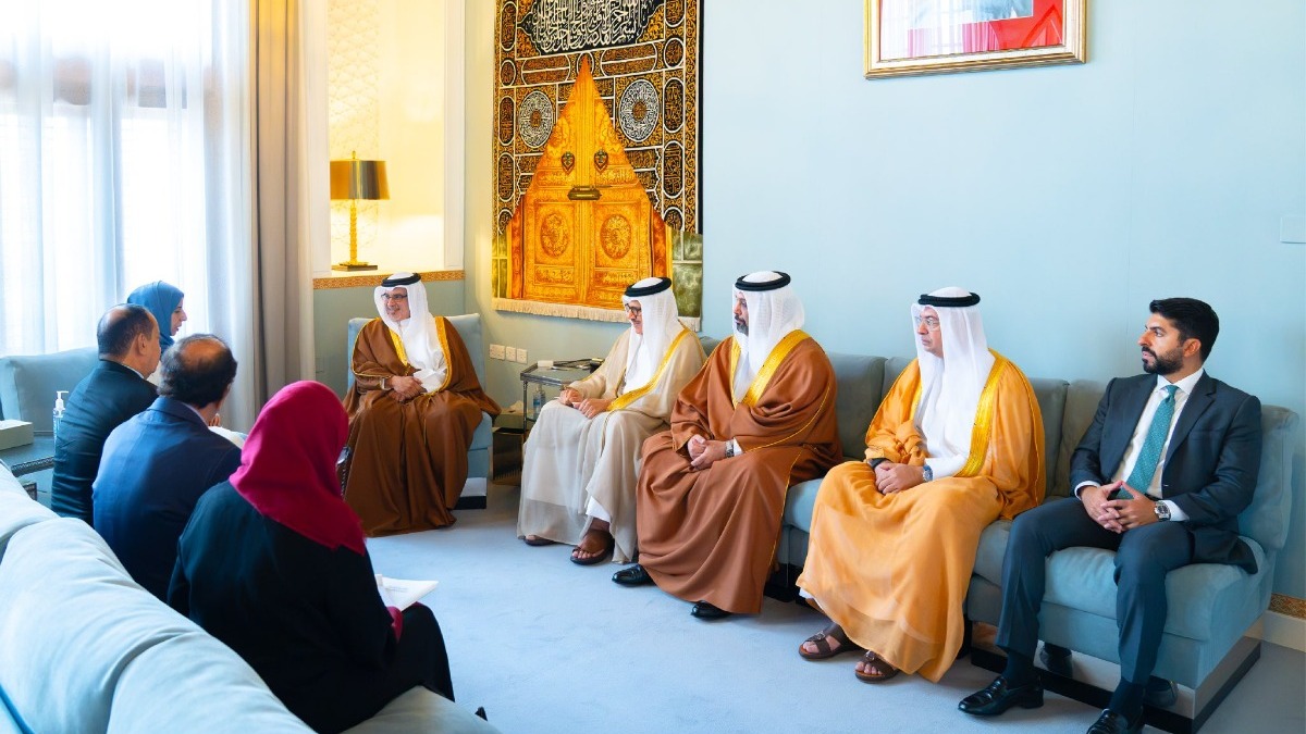 His Royal Highness Prince Salman bin Hamad Al Khalifa, Crown Prince and Prime Minister,  received Her Excellency Dr. Afrah A. Al-Zouba